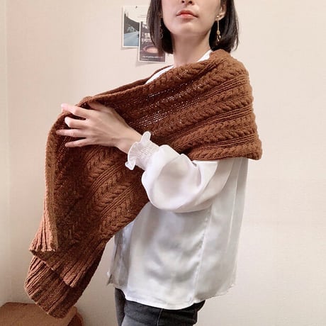 【PDFパターン】日本語版／Inaho Scarf（稲穂）by Tomomi Yoshimoto