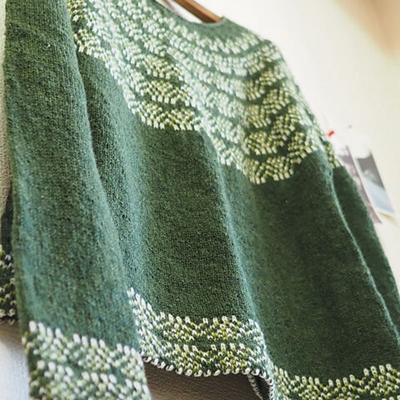 PDFパターン】日本語版／Broccoli sweater by Tomomi Yoshim