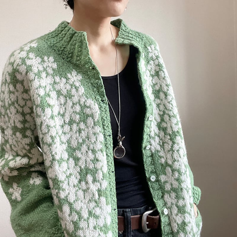 PDFパターン】日本語版／Alyssum Cardigan by Tomomi Yoshim