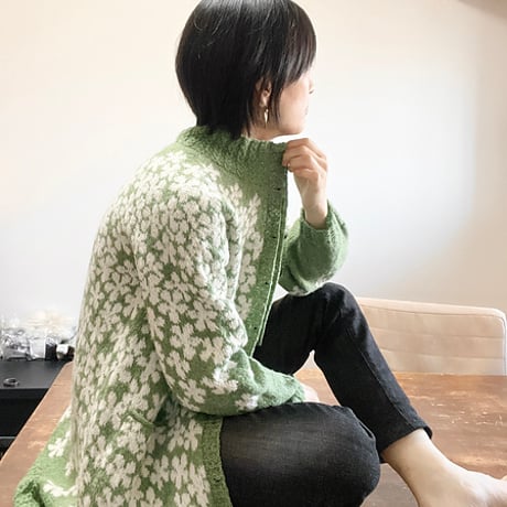 【PDF pattern】En./Alyssum Cardigan by Tomomi Yoshimoto