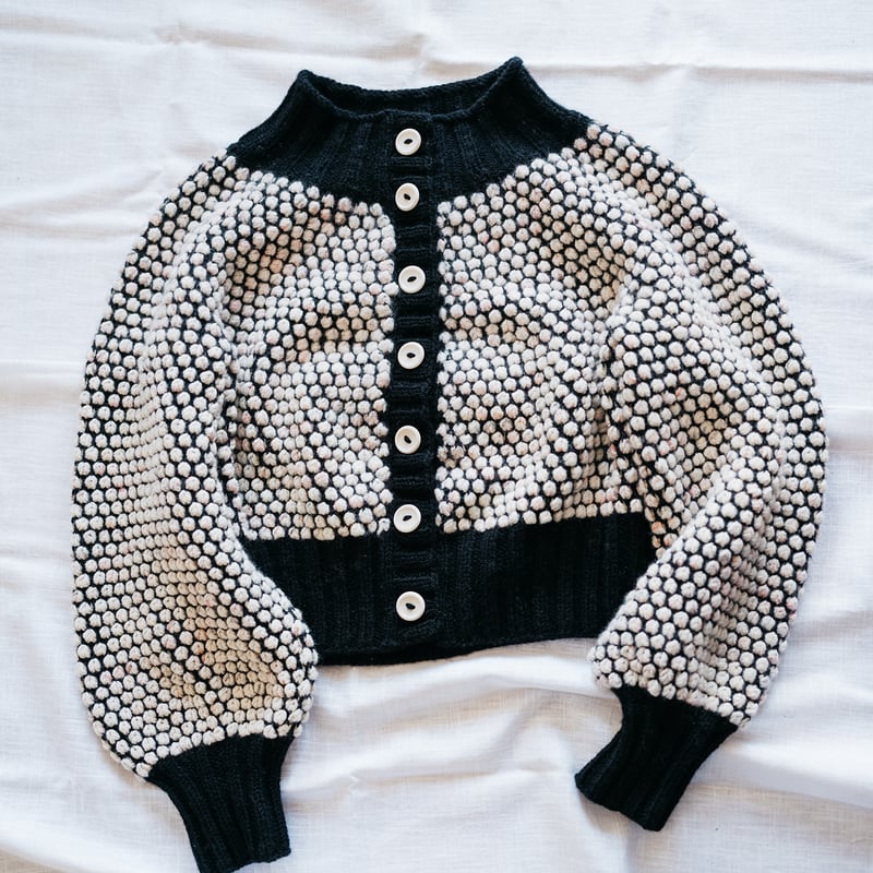 PDFパターン】Popcorn Cardi by Midori Hirose | KASIT