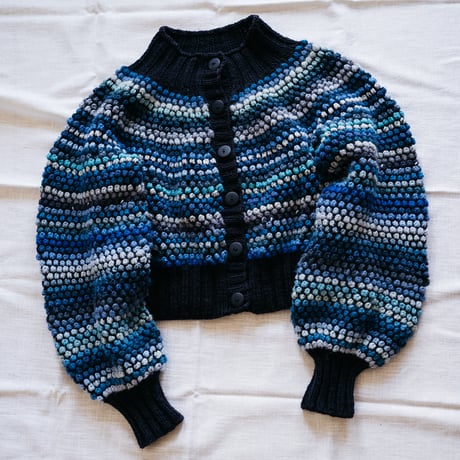 【PDF pattern】En.／Popcorn Cardi by Midori Hirose