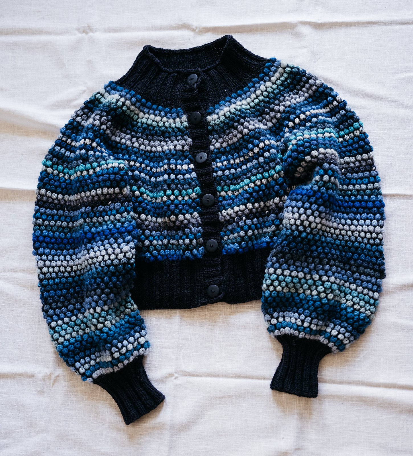 PDFパターン】Popcorn Cardi by Midori Hirose | KASIT