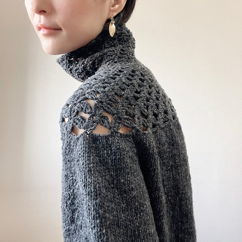 PDF pattern】En./Link sweater by Tomomi Yoshimo