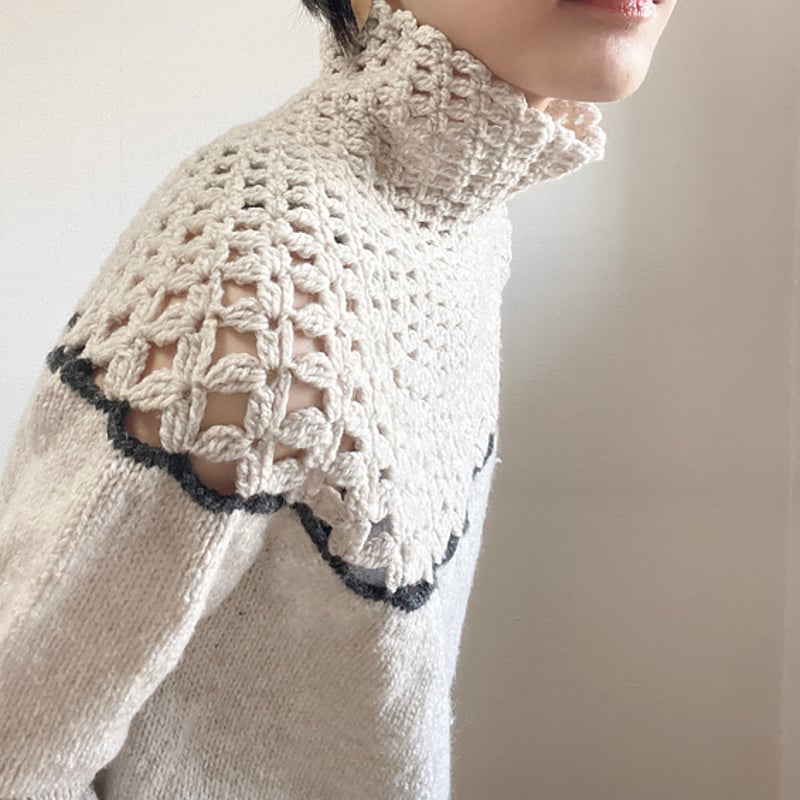 PDF pattern】En./Link sweater by Tomomi Yoshimo