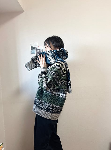 PDFパターン】日本語版／Sherlock Holmes Sweater by Tomomi