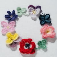 【PDF pattern】En./Botanica Encyclopedia of knitting flowers by Midori Hirose