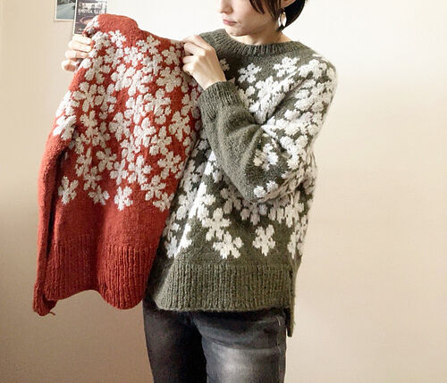 PDFパターン】日本語版／Alyssum sweater by Tomomi Yoshimo...