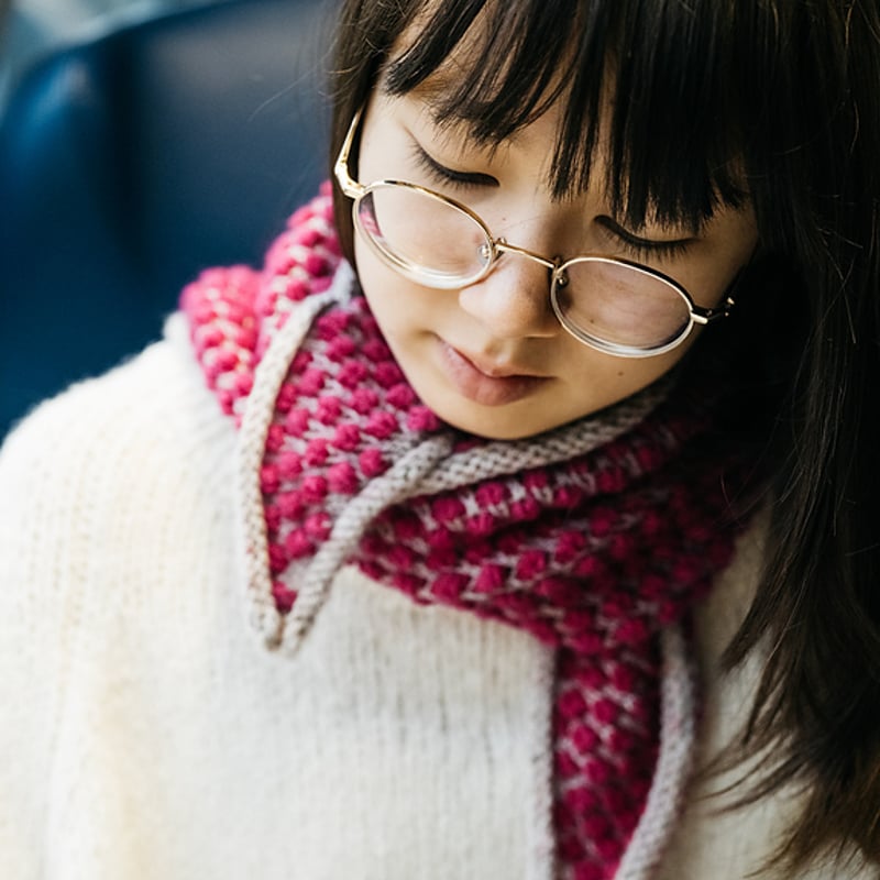 PDFパターン】Popcorn Shawl ポップコーンショール by Midori Hir