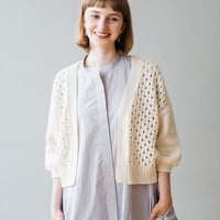 【PDF pattern】En.／Polka Dot Summer Cardi by Midori Hirose