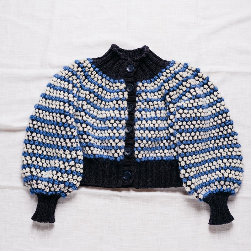 PDF pattern】En.／Popcorn Cardi by Midori Hirose