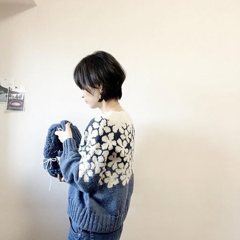PDFパターン】日本語版／Drawing sweater by Tomomi Yoshimo