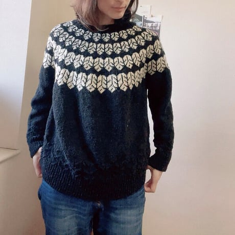 【PDFパターン】日本語版／Shoebill sweater シンプルバージョン by Tomomi Yoshimoto