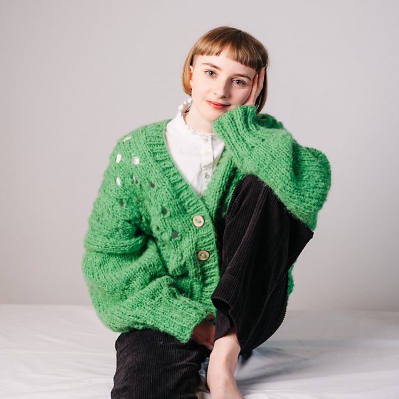 PDFパターン】Polka Dot Cardi by Midori Hirose | KAS