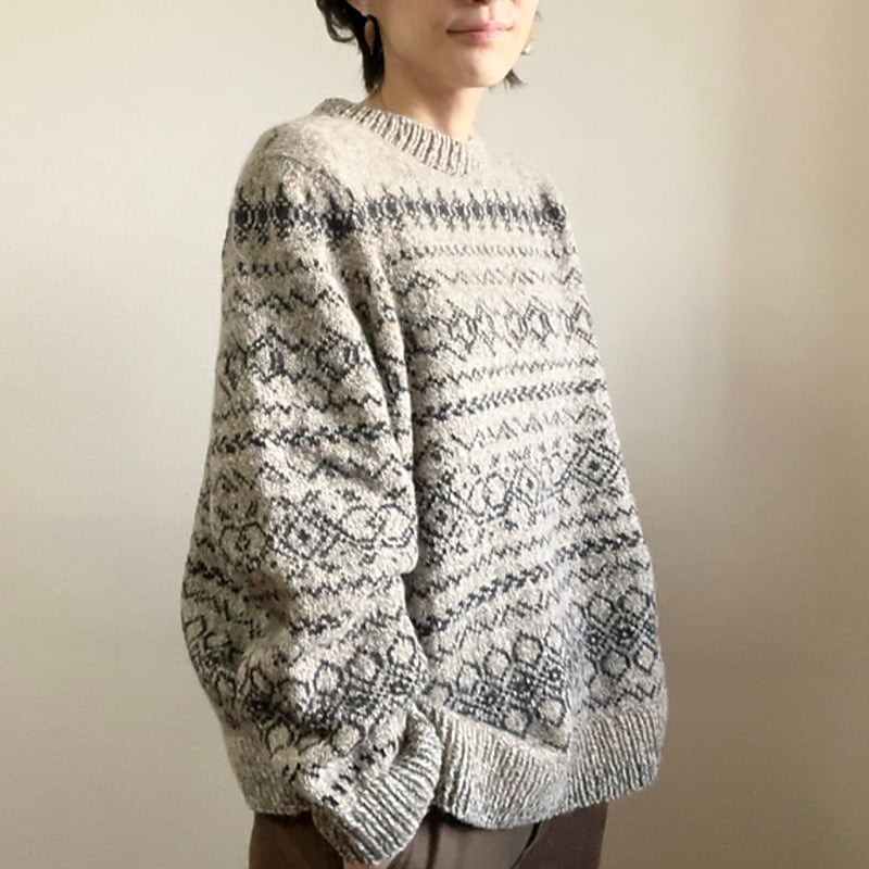 ARCHIVIO ロゴパターン セーター 48 PDFパターン】日本語版／C6 Sweater by Tomomi Yoshimoto |