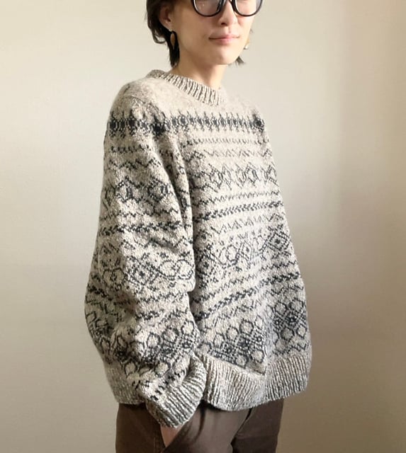 PDFパターン】日本語版／C6 Sweater by Tomomi Yoshimoto |