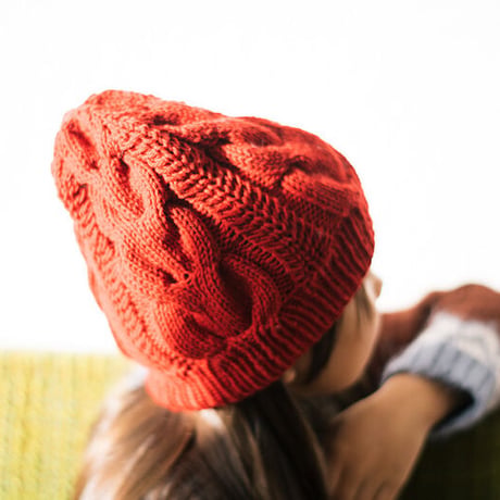 【PDF pattern】En.／Snowy Flower Hat by Midori Hirose