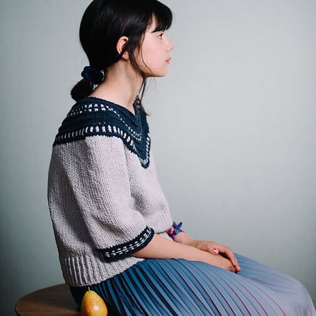 【PDF pattern】En.／Dot Dot Dash Pullover by Midori Hirose