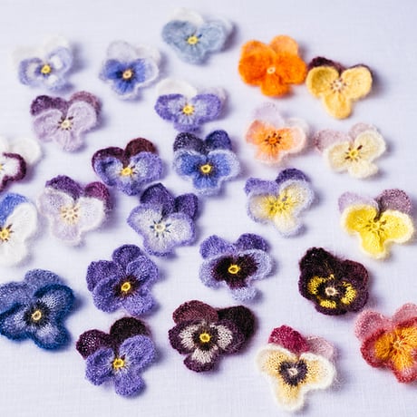 【PDF pattern】En./Botanica Encyclopedia of knitting flowers by Midori Hirose