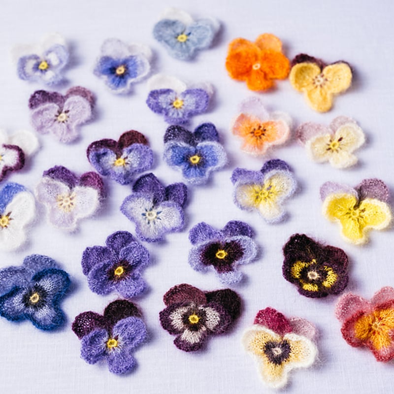 PDFパターン】Botanica 棒針で編む花の図鑑 by Midori Hirose |