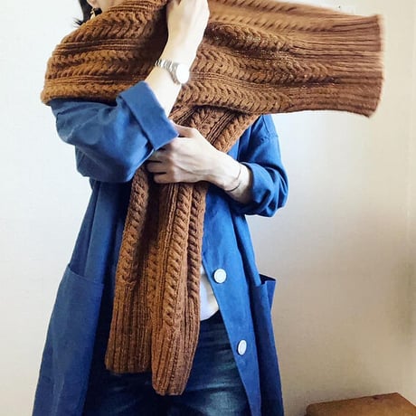 【PDFパターン】日本語版／Inaho Scarf（稲穂）by Tomomi Yoshimoto