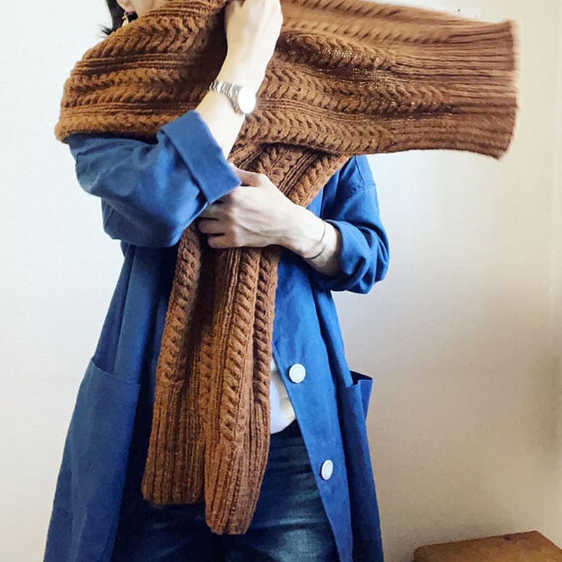 PDFパターン】日本語版／Inaho Scarf（稲穂）by Tomomi Yoshimot