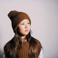 【PDF pattern】En.／Caramel Hat by Midori Hirose