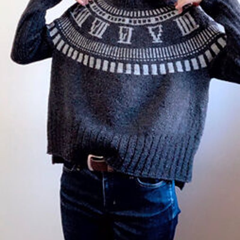 PDFパターン】日本語版／Time sweater by Tomomi Yoshimoto