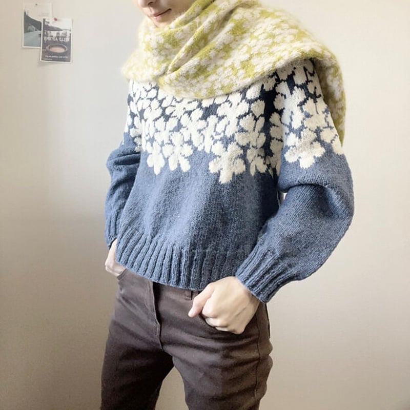 PDFパターン】日本語版／Drawing sweater by Tomomi Yoshimo...