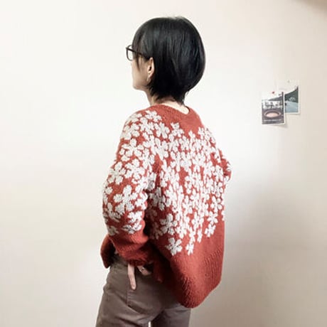 【PDFパターン】日本語版／Alyssum sweater by Tomomi Yoshimoto