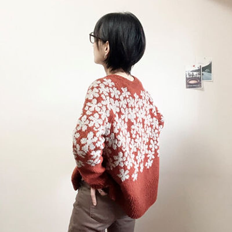 PDFパターン】日本語版／Alyssum sweater by Tomomi Yoshimo