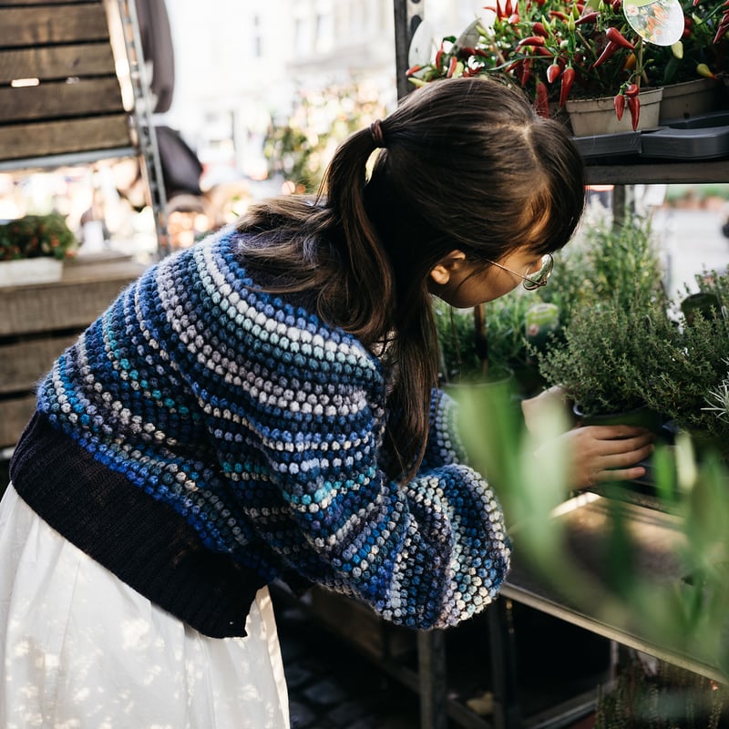 PDFパターン】Popcorn Cardi by Midori Hirose | KASIT