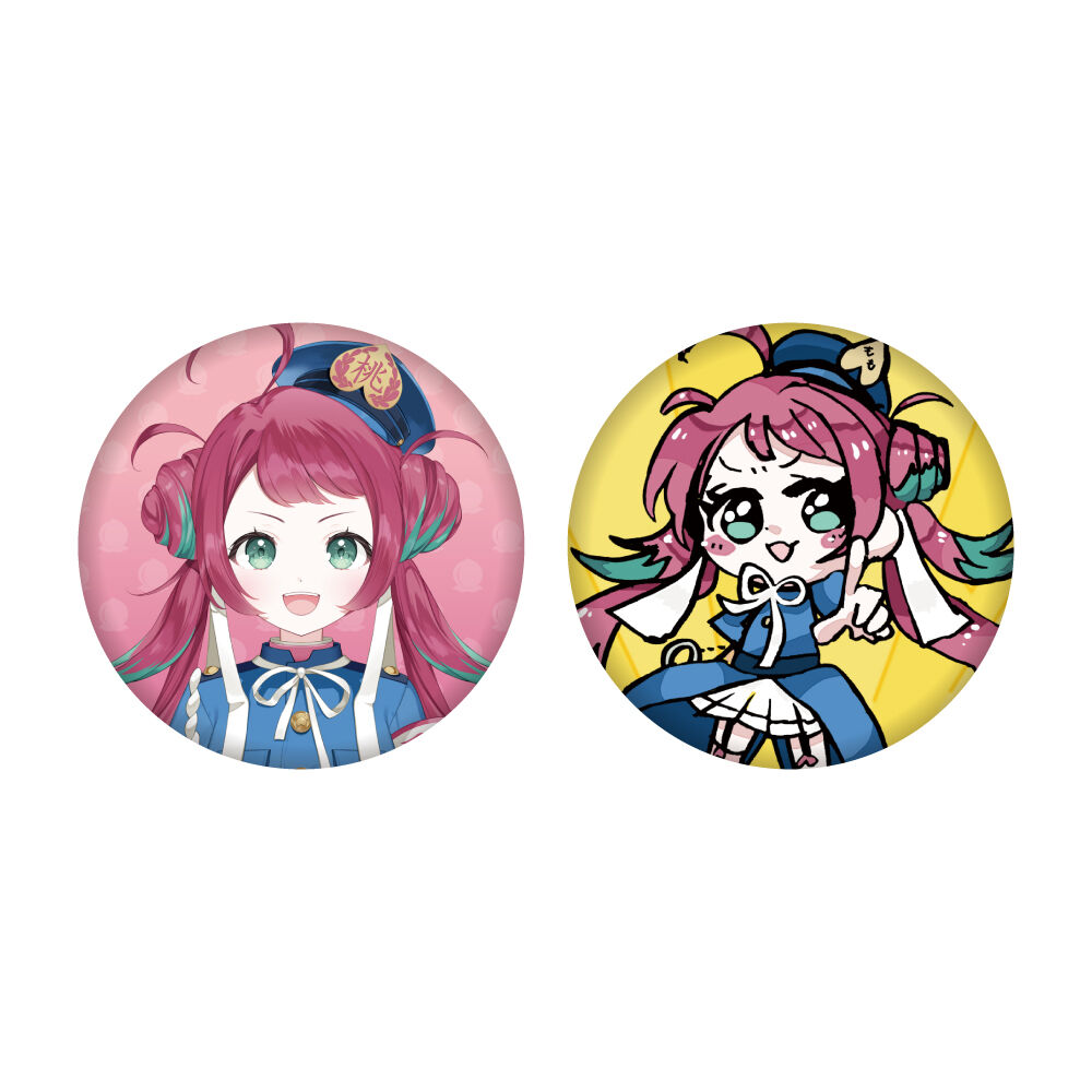 立ち絵＆手書きイラスト缶バッジセット | MOMOJIRU's STORE