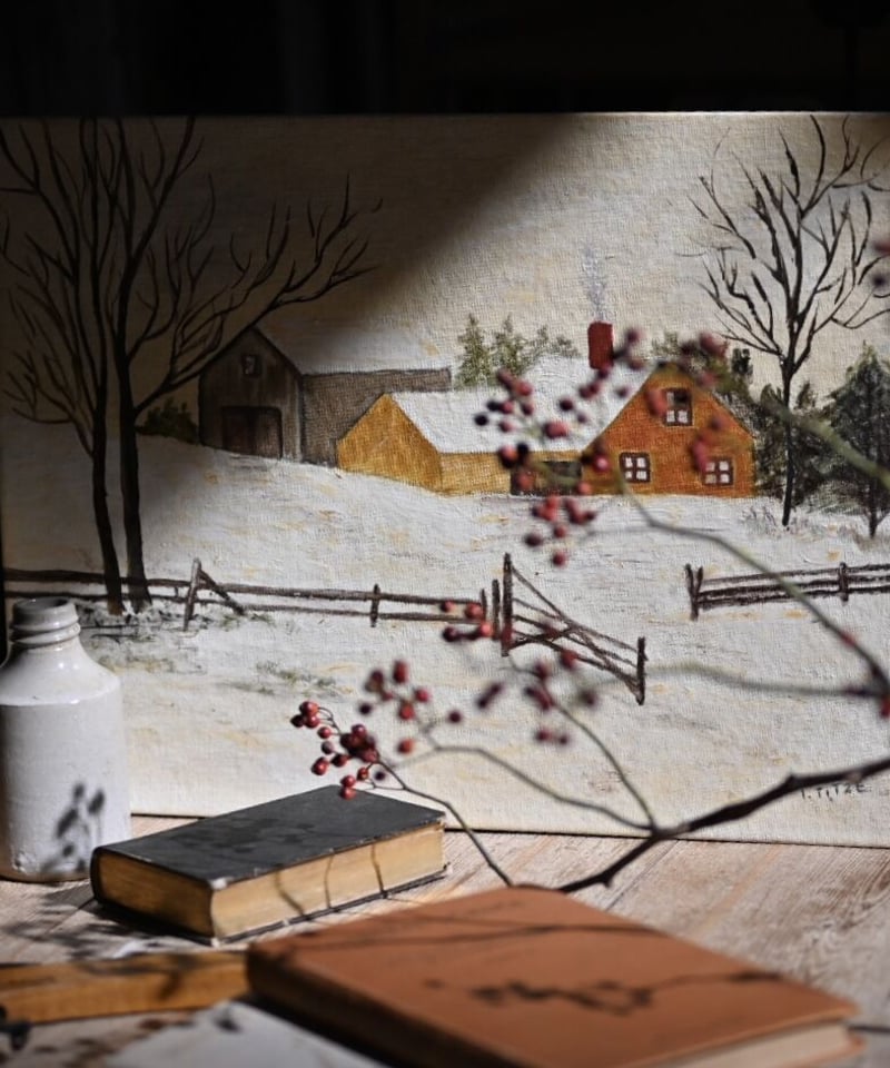 冬の風景 油彩画 冬の風景（油彩） | CUATRO CAMINOS