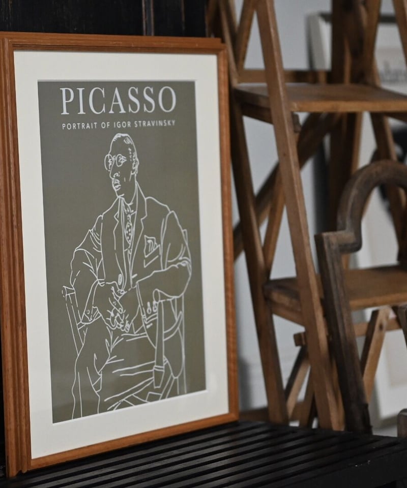 イゴール・ストラヴィンスキーの肖像画(ポスター／ピカソ) | CUATRO