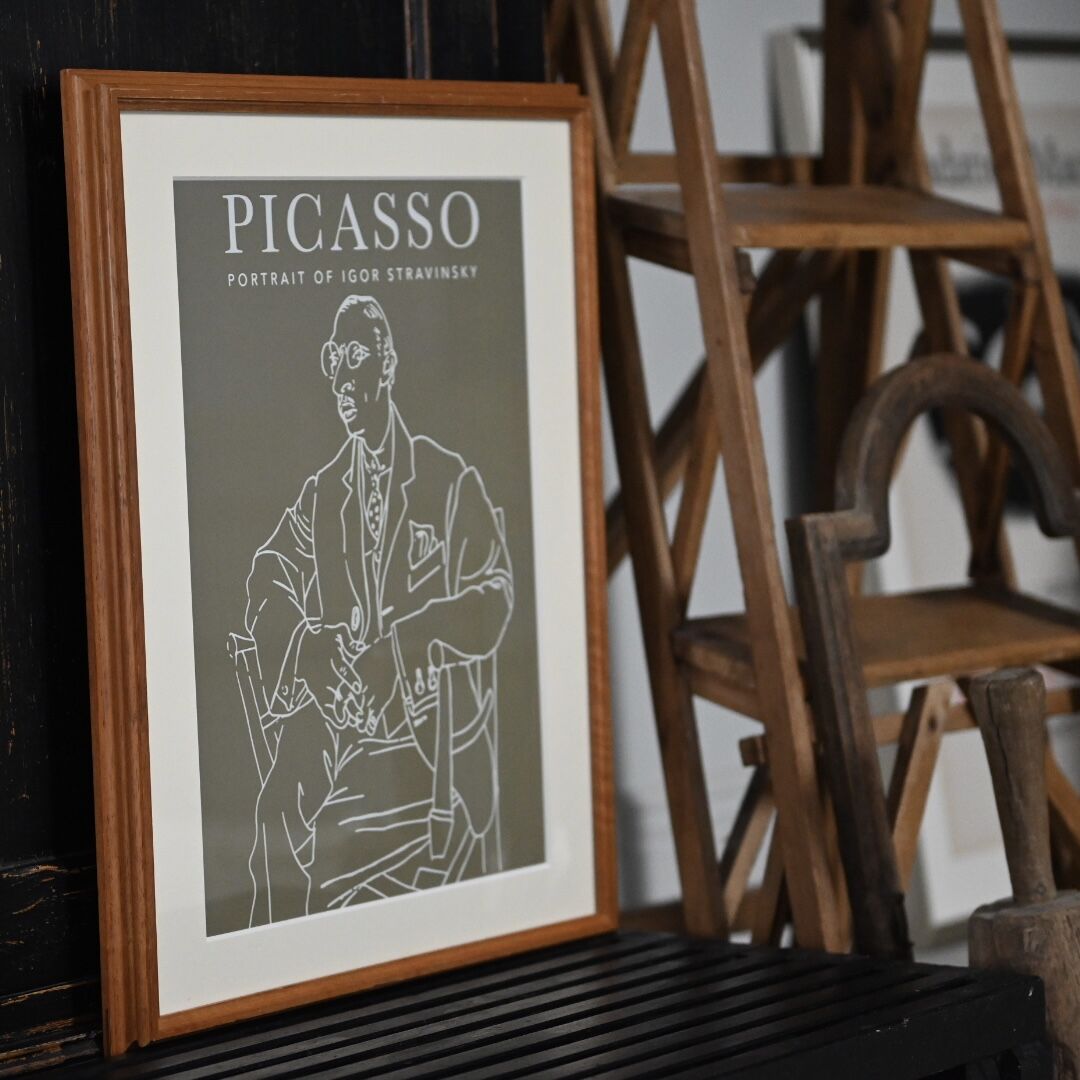 イゴール・ストラヴィンスキーの肖像画(ポスター／ピカソ) | CUATRO