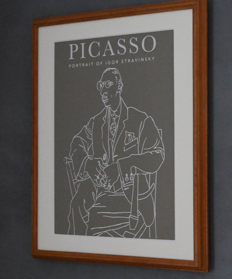 イゴール・ストラヴィンスキーの肖像画(ポスター／ピカソ) | CUATRO