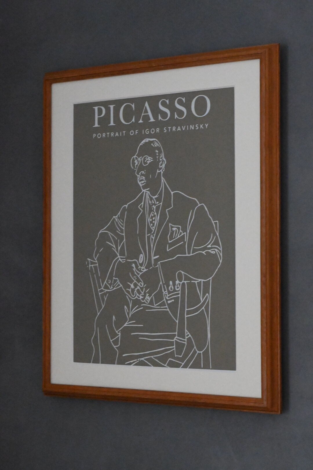 イゴール・ストラヴィンスキーの肖像画(ポスター／ピカソ) | CUATRO