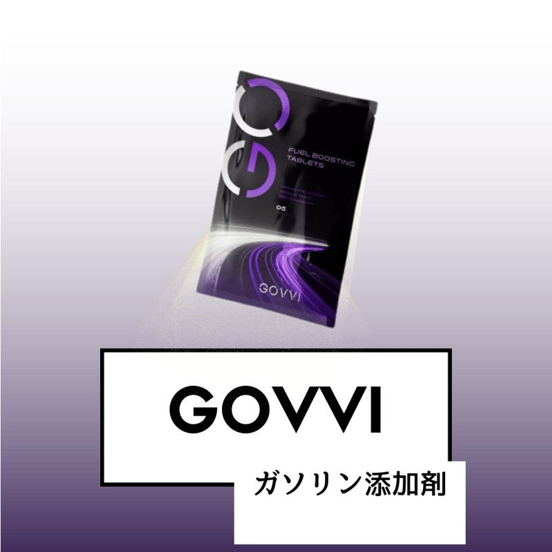 GOVVI燃料添加剤タブレット アメリカ EPA ノーベル賞 3袋