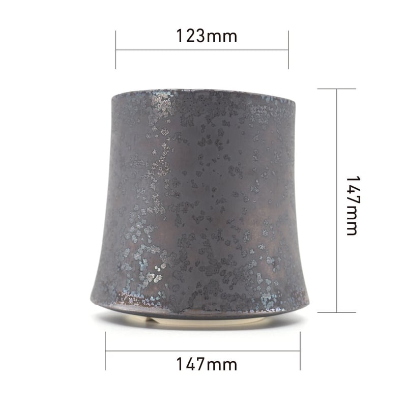 宮下将太 smiya pot tall -黒煌- L size | HACHIYA 宮下将太 smiya pot tall -黒煌- L size | HACHIYA