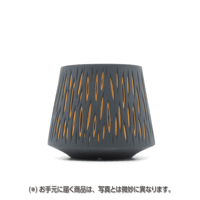 北川和喜 重色目富士型植木鉢(3色重-オレンジ)