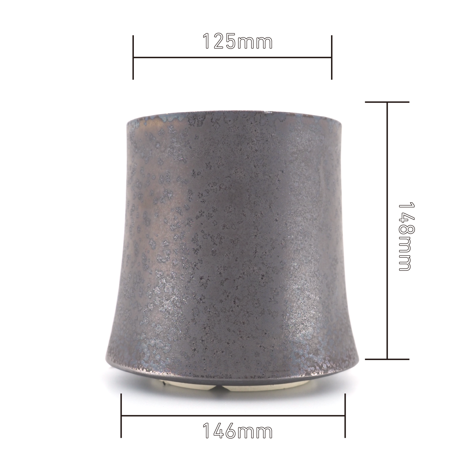 宮下将太 smiya pot tall -黒煌- L size | HACHIYA