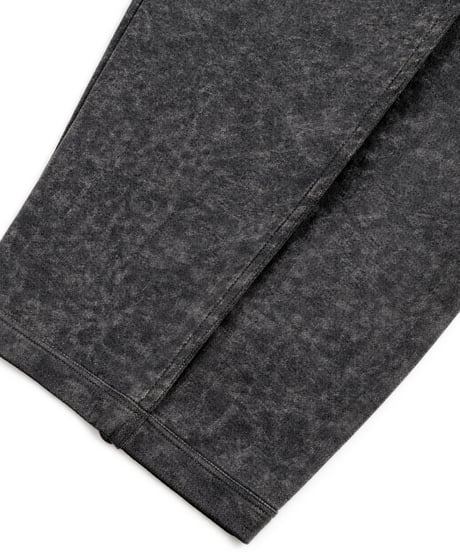 Batik-Dyed Layered Tuck Crescent Sweatpants PINK