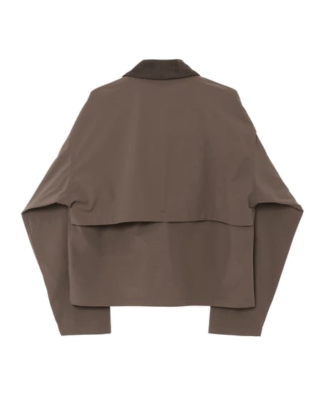 Bonded Wool-Nylon Heat-Retaining Vent Blouson BROWN