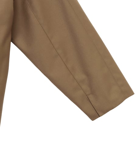 High Twist Wool Twill Semi-double Jacket CAMEL