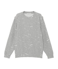 2-Way Bonded Crashed French Terry Pullover GREY