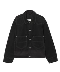 Frost-Faded Chino Ventilation Jacket BLACK