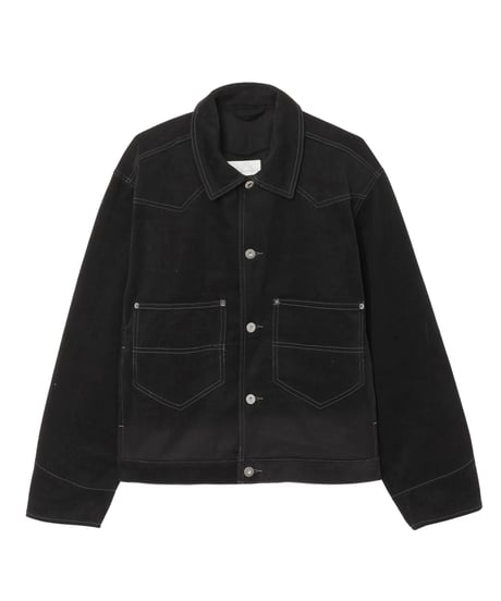 Frost-Faded Chino Ventilation Jacket BLACK