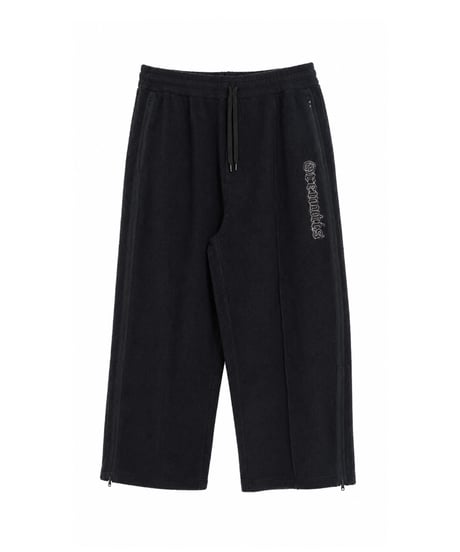 Napped Sweat Side-Slit Pants BROWN