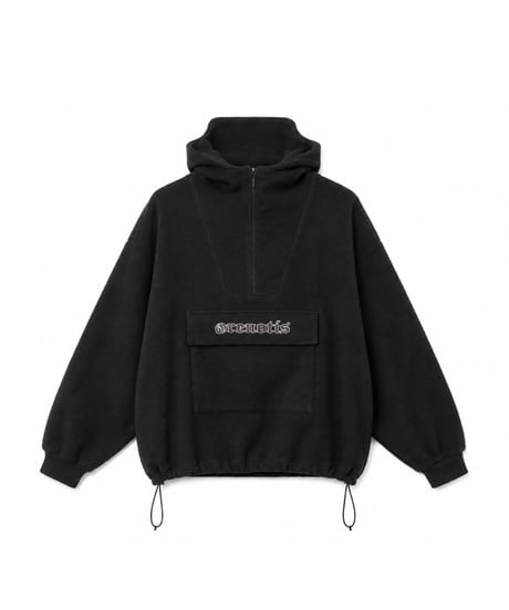 Napped Sweat Anorak Hoodie BROWN